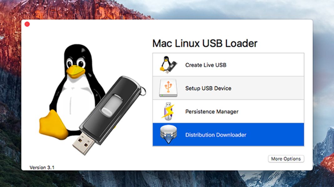how to run linux from usb for mac